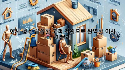 이사 청소, ✨꼼꼼한 고객 지원으로 완벽한 이사 마무리!🏠